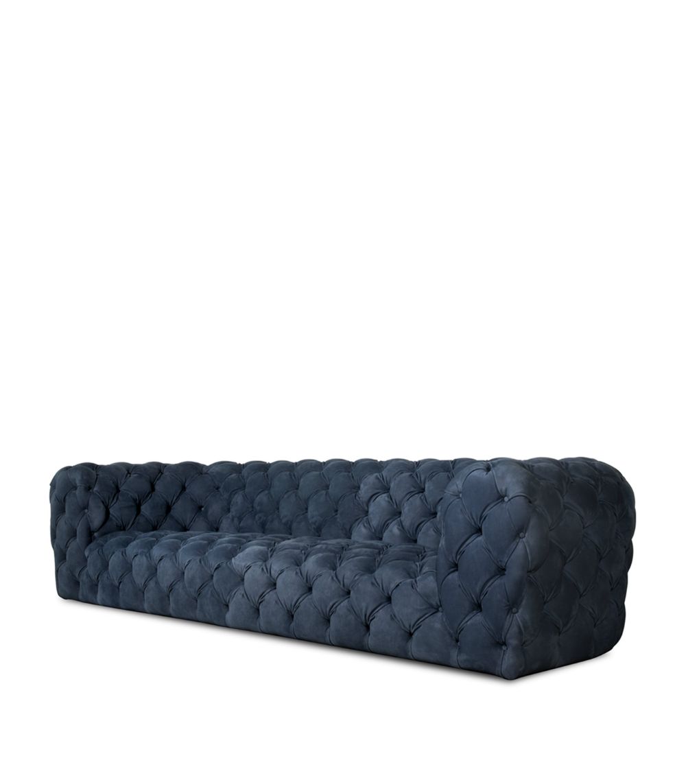 Baxter Baxter Leather Quilted Chester Moon Sofa