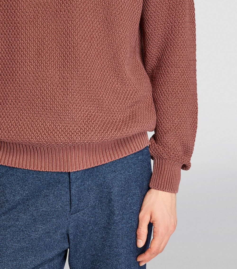 Corneliani Corneliani Textured Cotton Sweater
