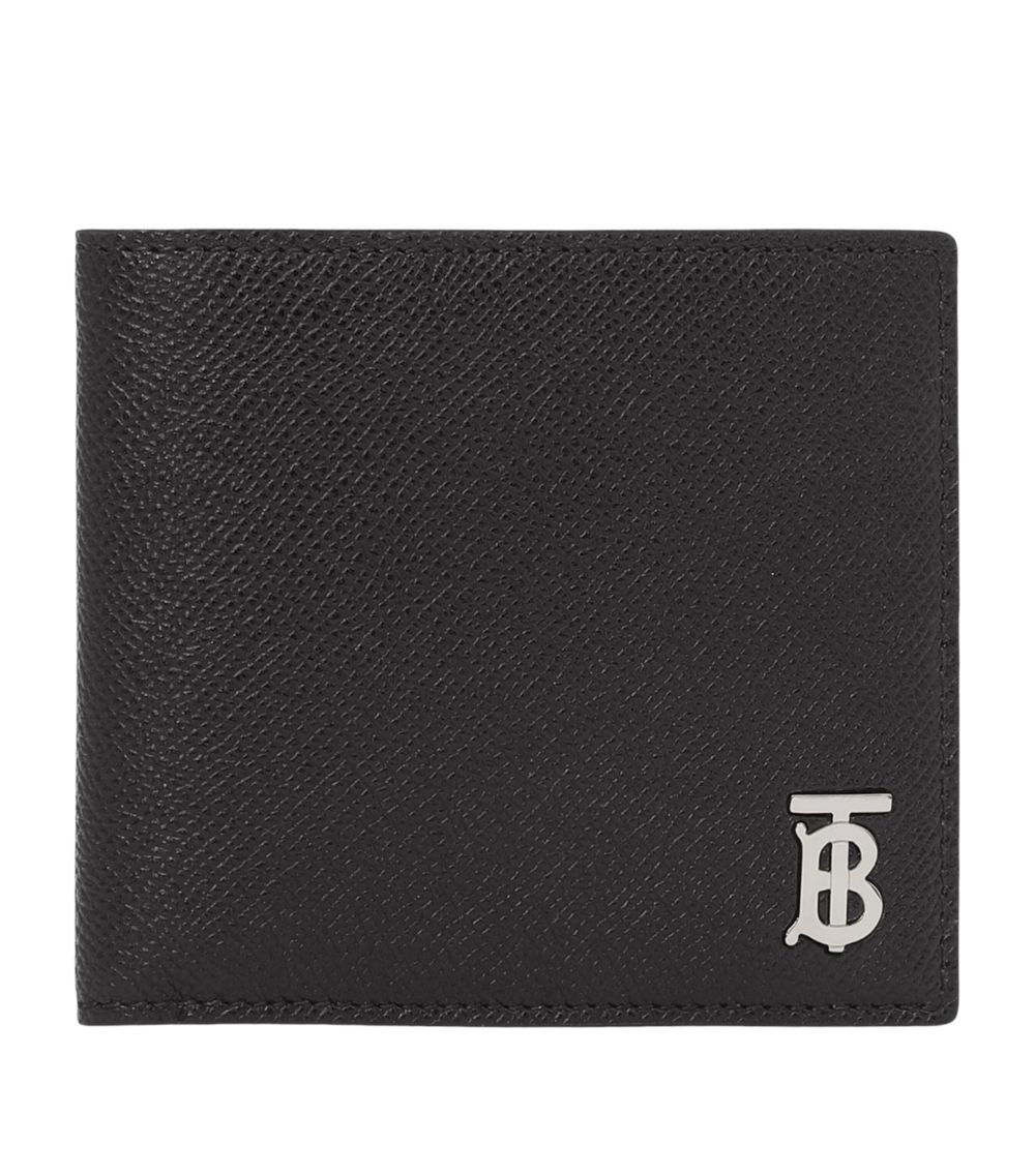 Burberry Burberry Leather Monogram Bifold Wallet