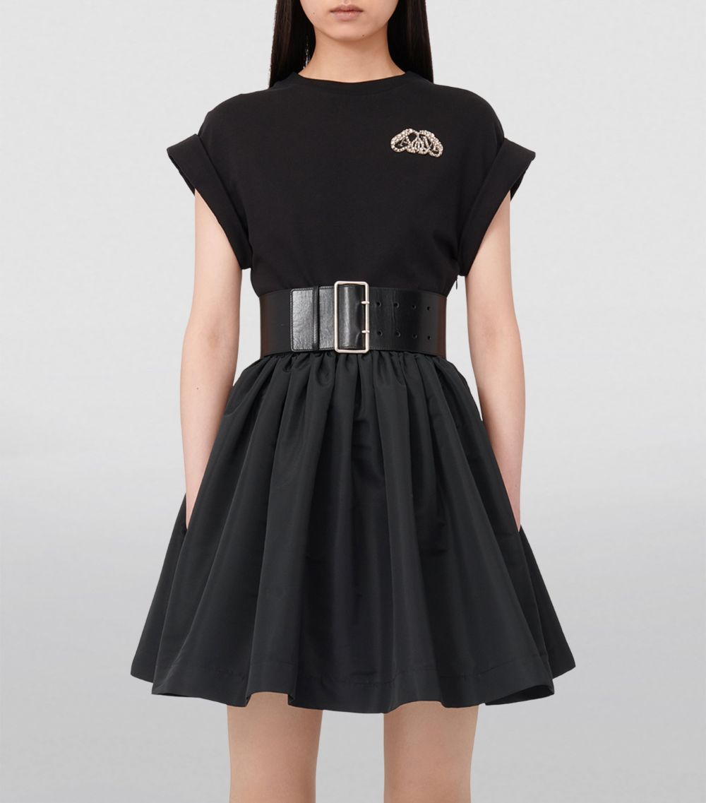 Alexander McQueen Alexander McQueen Hybrid Mini Dress