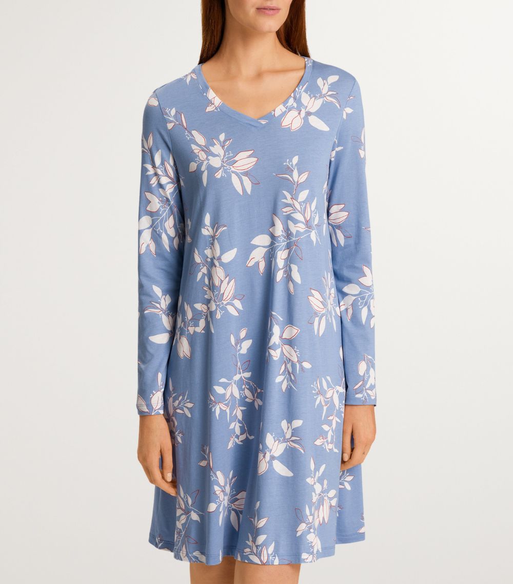 Hanro Hanro Cotton-Modal Printed Nightdress