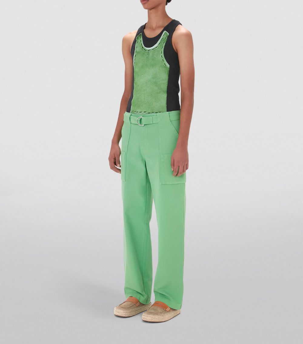 Jw Anderson Jw Anderson Belted Cargo Trousers
