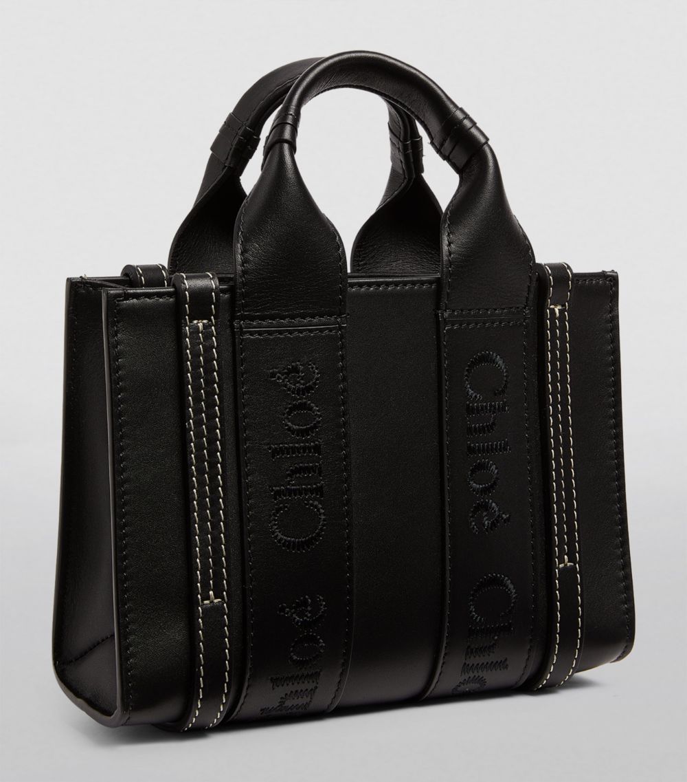 Chloé Chloé Mini Leather Woody Tote Bag