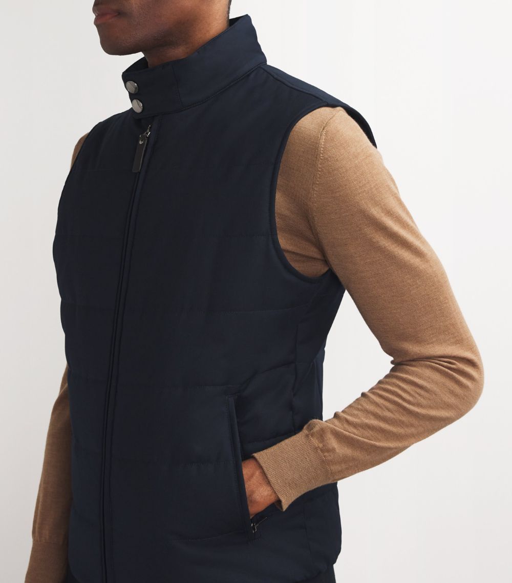 Canali Canali Water-Resistant Padded Gilet