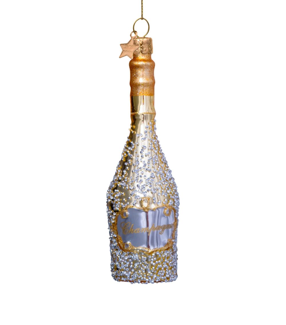 Vondels Vondels Glass Champagne Tree Decoration