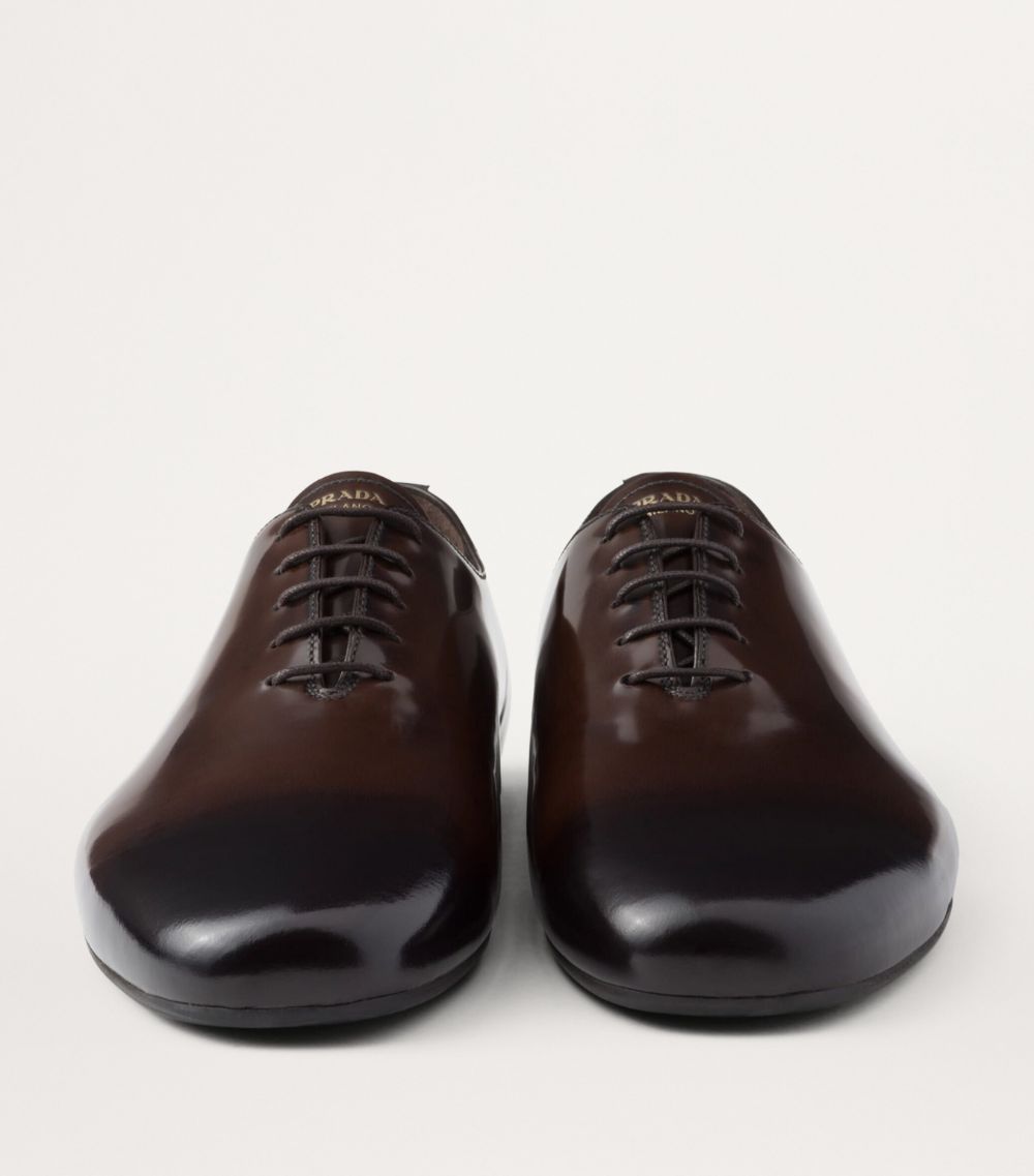 Prada Prada Leather Oxford Shoes