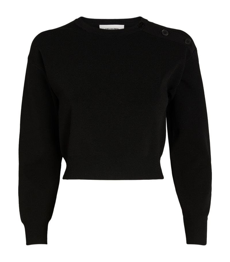 Yves Salomon Yves Salomon Buttoned-Shoulder Sweater