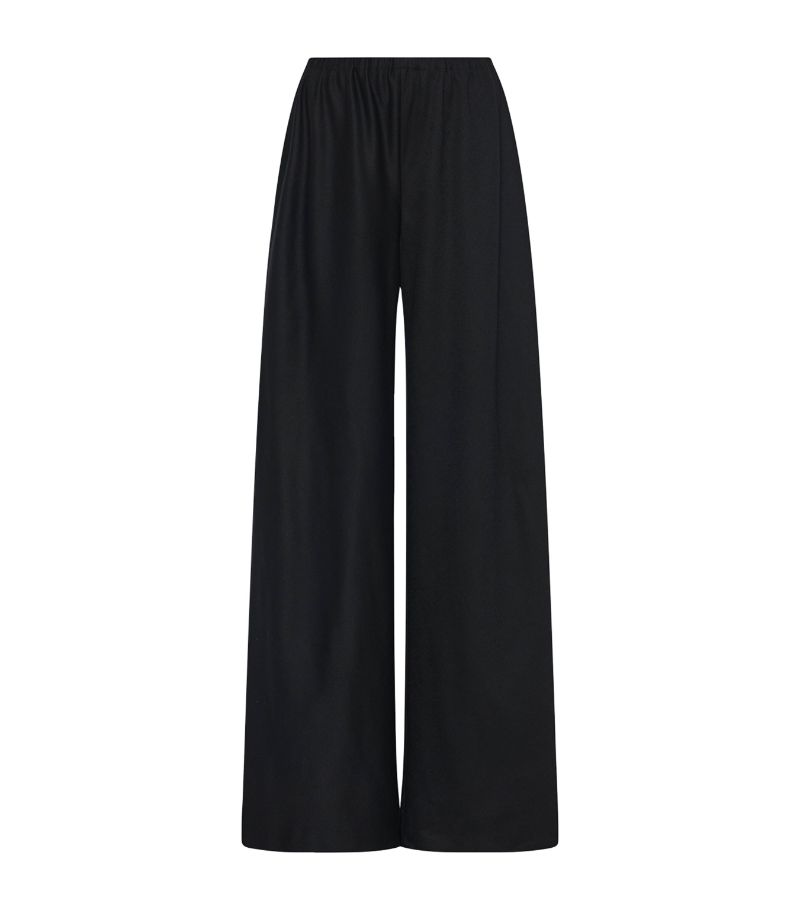 The Row The Row Gala Wool Wide-Leg Trousers