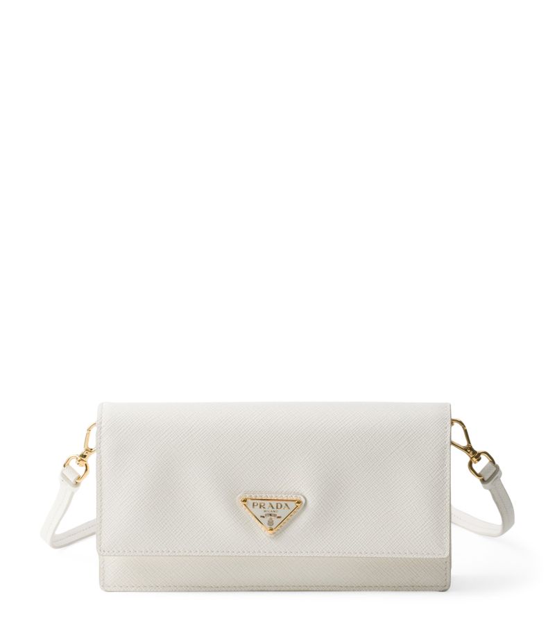 Prada Prada Mini Saffiano Leather Clutch Bag