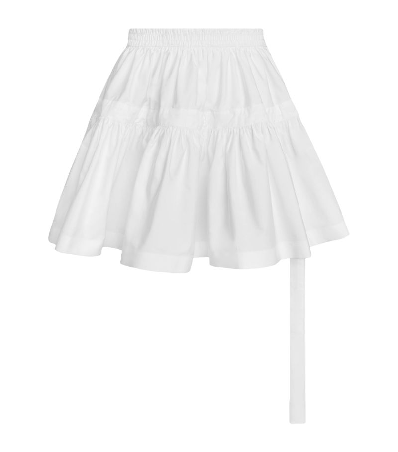 Alaïa Alaïa Poplin Skater Mini Skirt