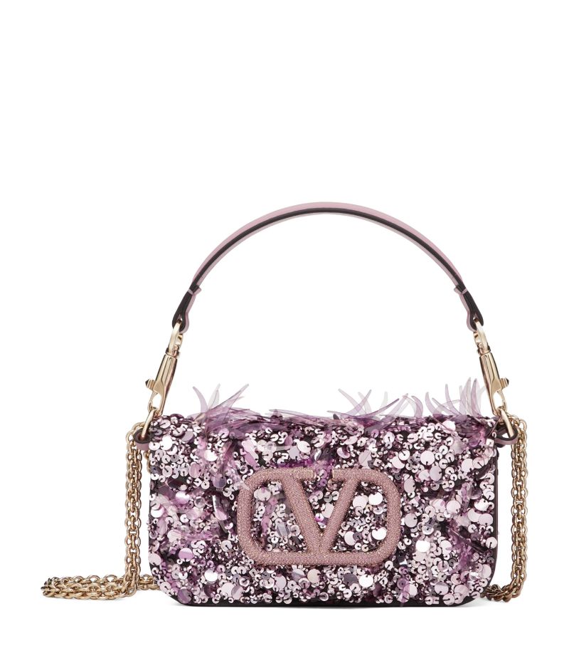 VALENTINO GARAVANI Valentino Garavani Embellished Locó Top-Handle Bag