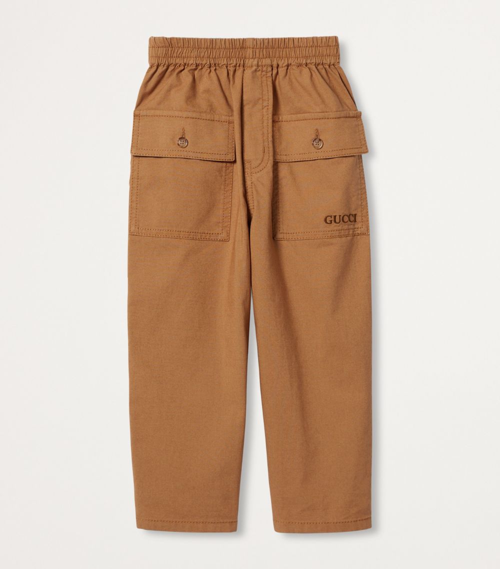 Gucci Gucci Kids Cotton Trousers (4-12 Years)