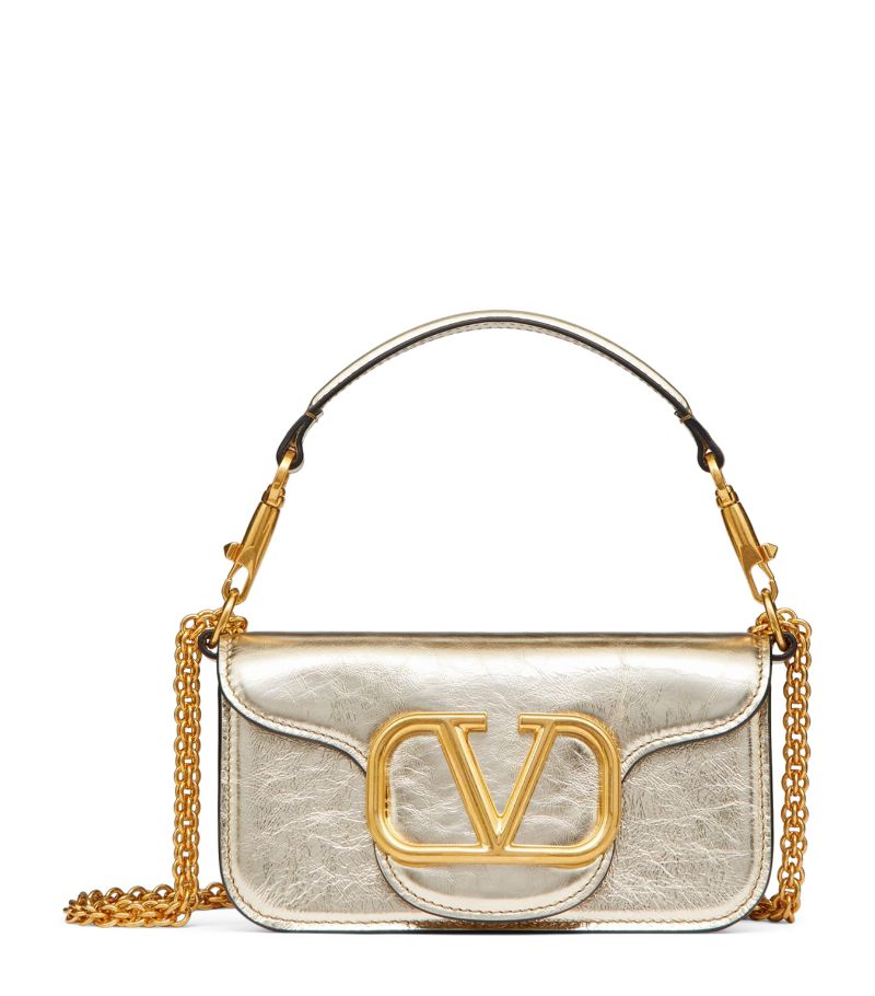 VALENTINO GARAVANI Valentino Garavani Small Leather Locò Shoulder Bag