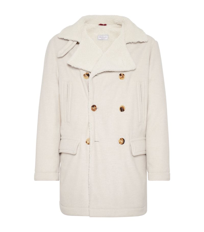 Brunello Cucinelli Brunello Cucinelli Cashmere Pea Coat