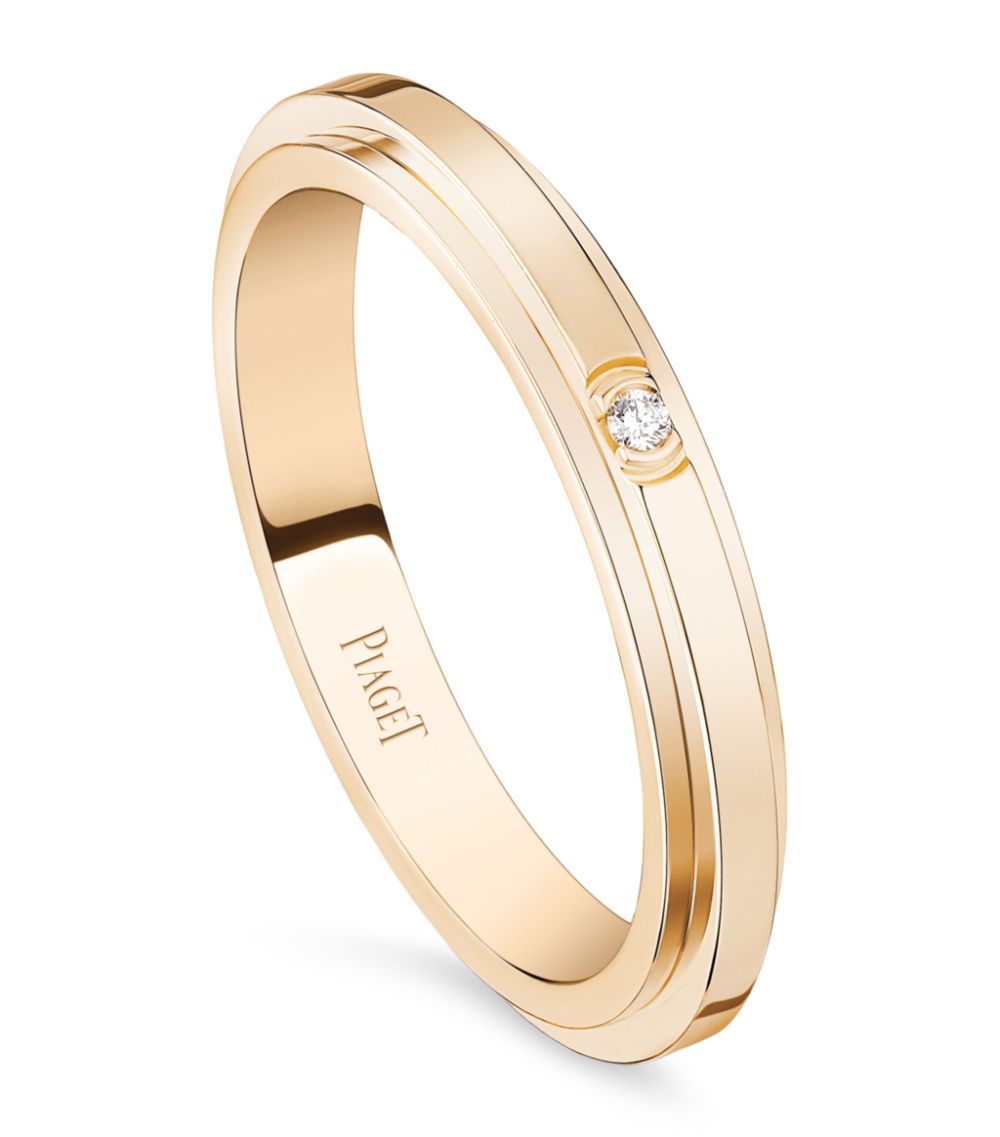 Piaget Piaget Rose Gold And Single Diamond Possession Ring