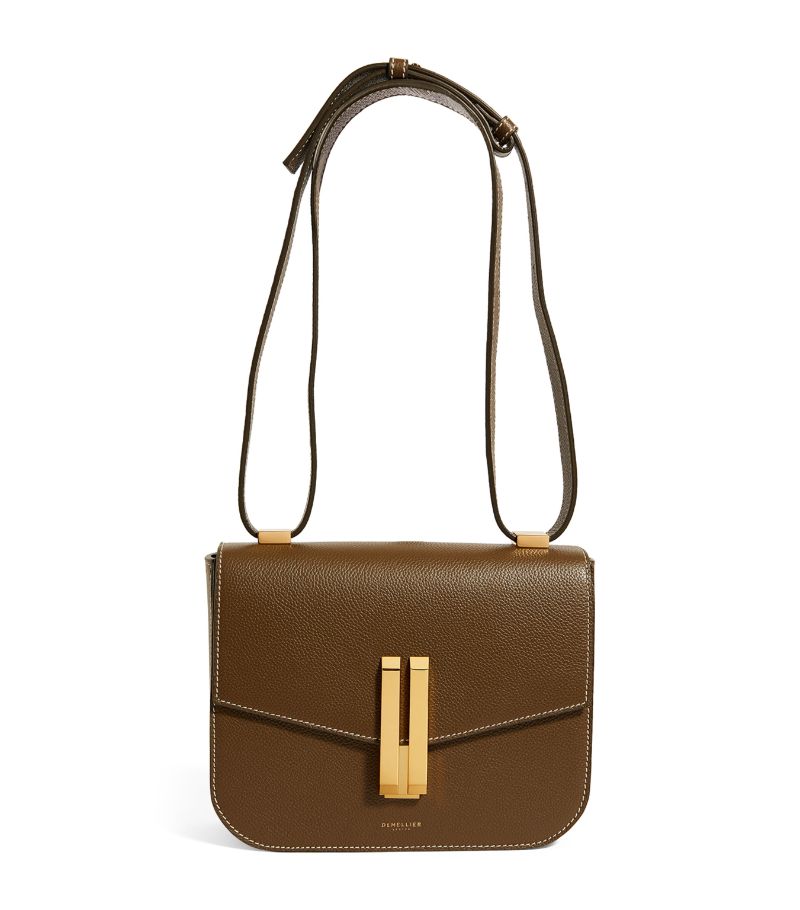 Demellier DeMellier Grained Leather The Vancouver Cross-Body Bag