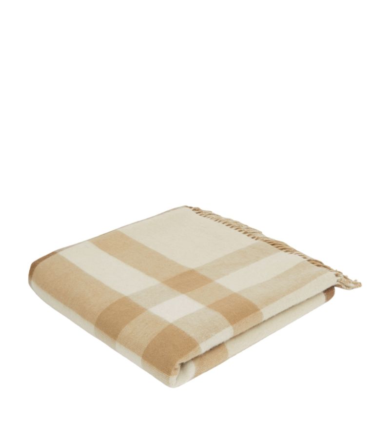 Burberry Burberry Cashmere Check Throw (140cm x 140cm)