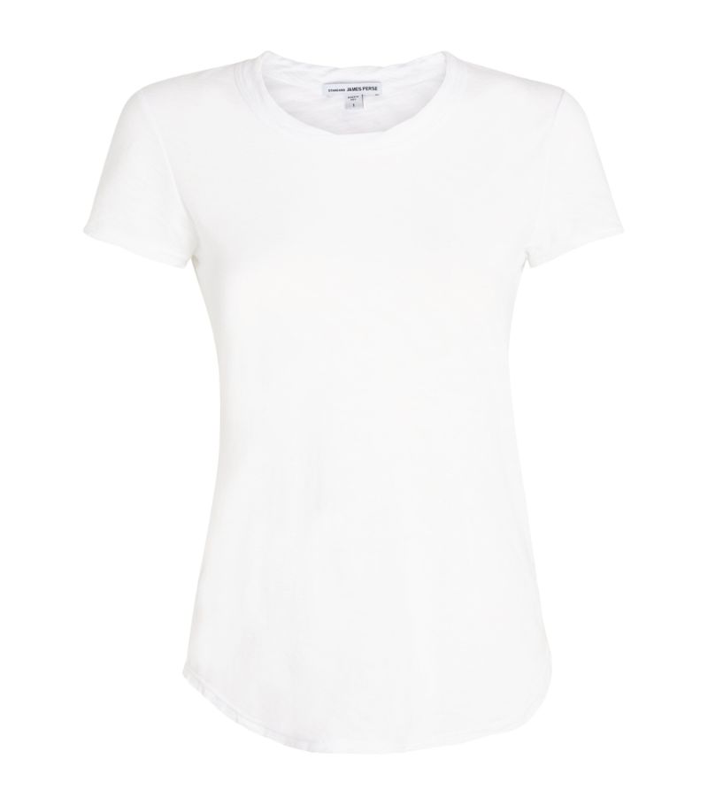 James Perse James Perse Sheer Slub Crew Neck Tee