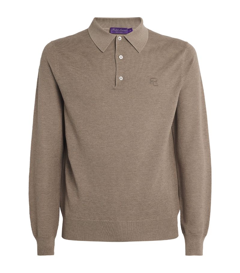 Ralph Lauren Purple Label Ralph Lauren Purple Label Silk-Cotton Polo Shirt