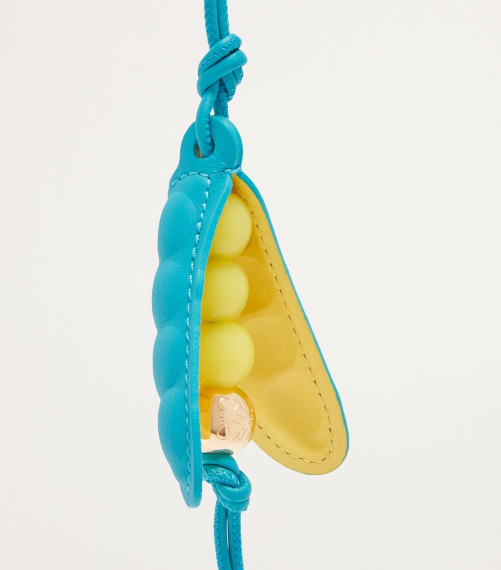 Loewe Loewe Leather Pea Pod Charm