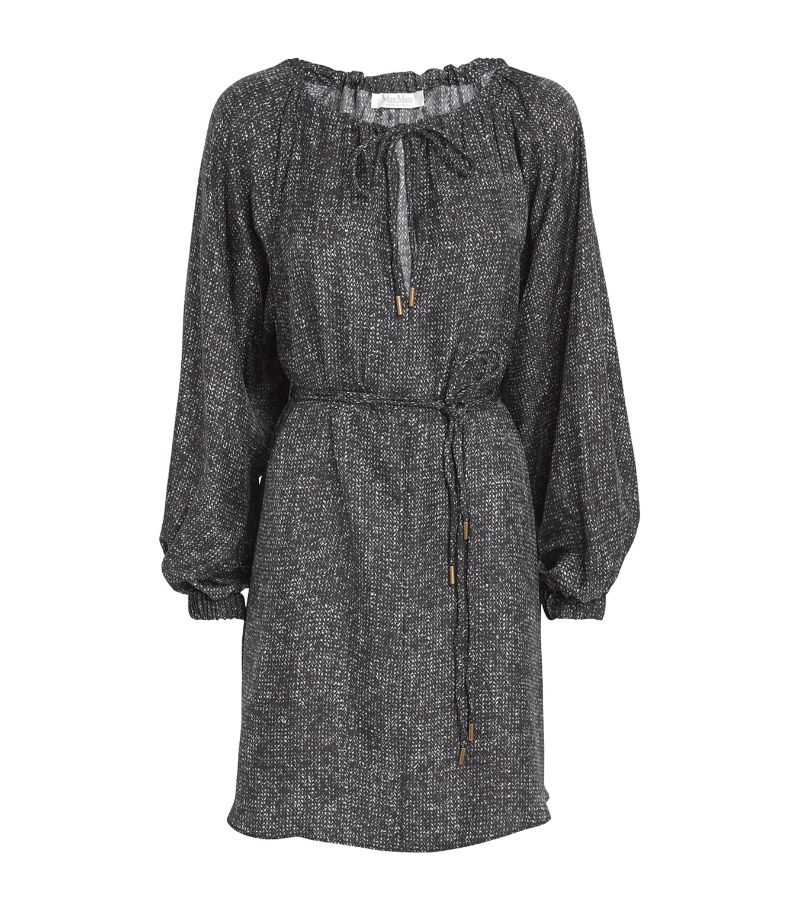 Max Mara Max Mara Silk Belted Dress