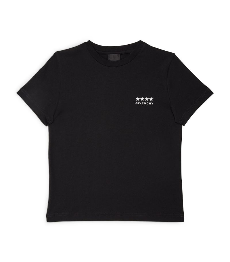 Givenchy Givenchy Kids Cotton Star Logo T-Shirt (4-12+ Years)