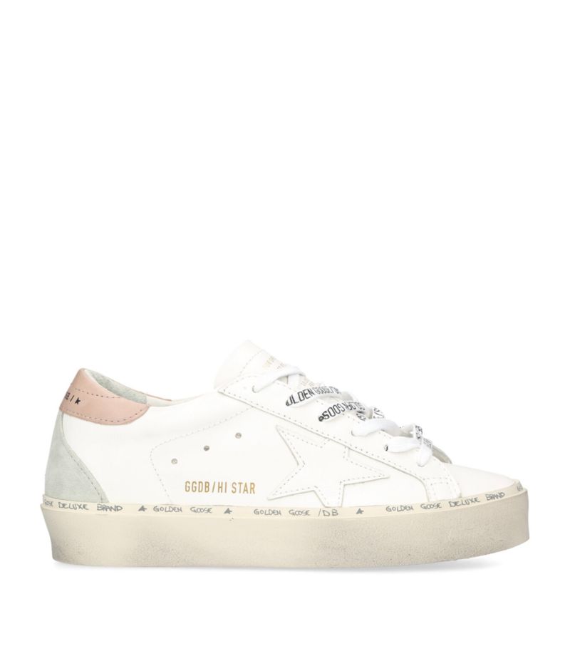 Golden Goose Golden Goose Leather Hi Star Sneakers