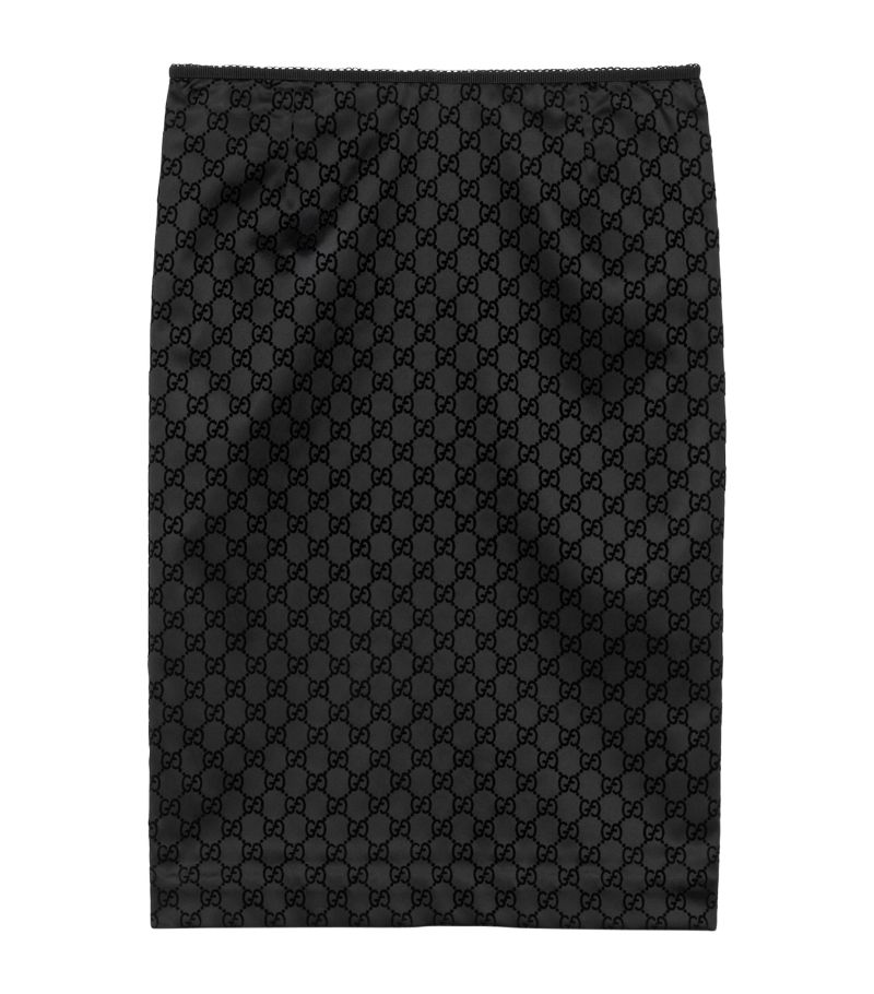 Gucci Gucci Silk Duchesse Midi Skirt