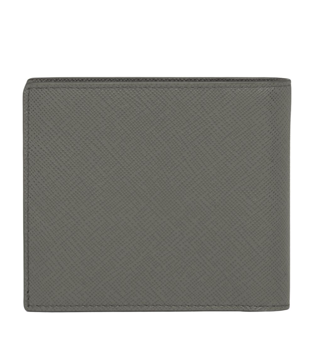 Prada Prada Saffiano Leather Triangle Wallet