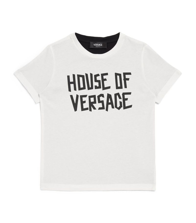 Young Versace Versace Kids Cotton Logo T-Shirt (5-14 Years)