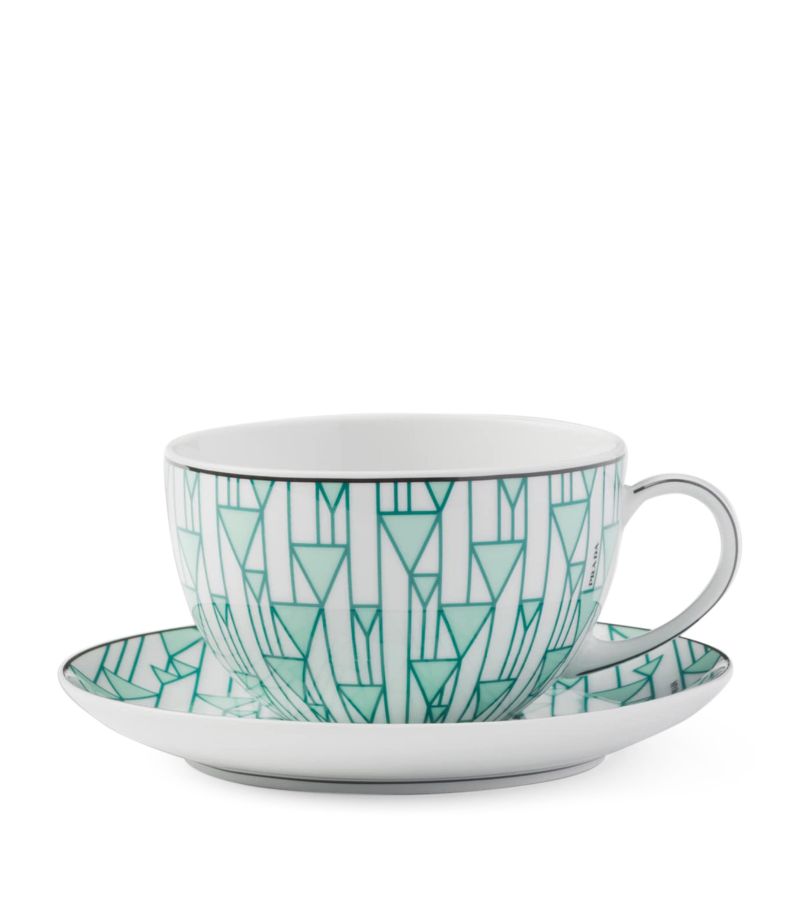 Prada Prada Vienna Cappucino Cup And Saucer (Set Of 2)