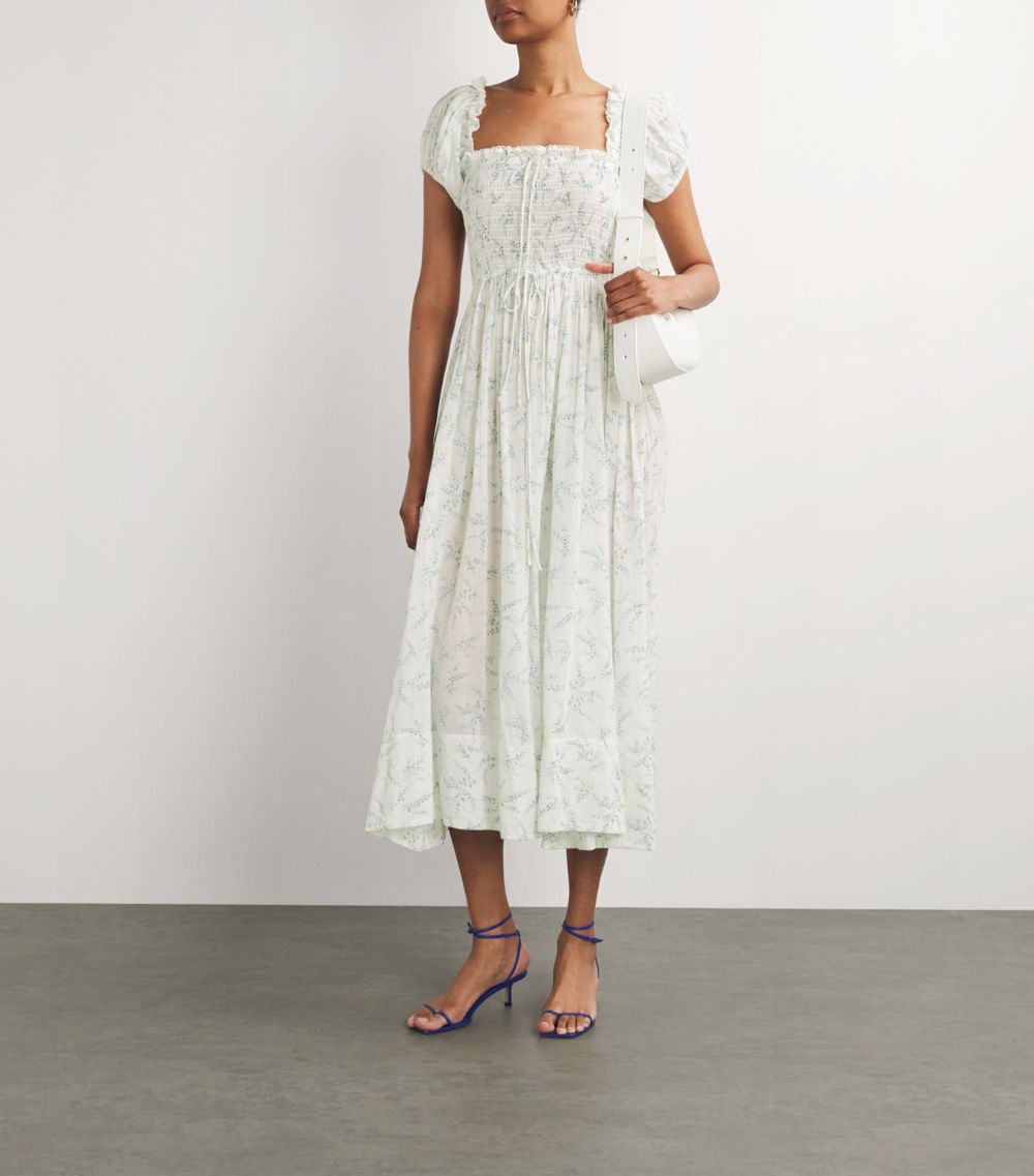 Dôen Dôen Blanc Bluebell Ballad Midi Dress