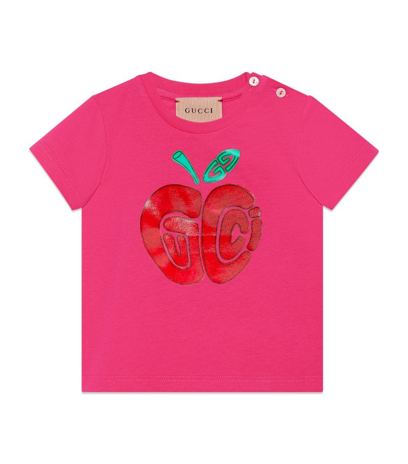 Gucci Gucci Kids Apple Logo T-Shirt (3-36 Months)