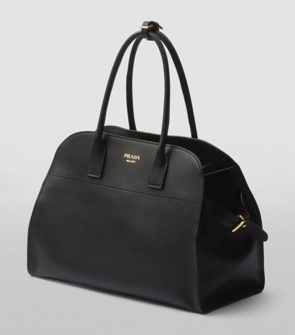 Prada Prada Large Leather Tote Bag