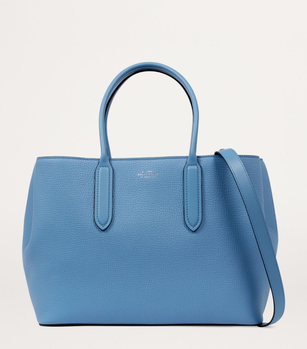 Smythson Smythson Small Leather Day Tote Bag