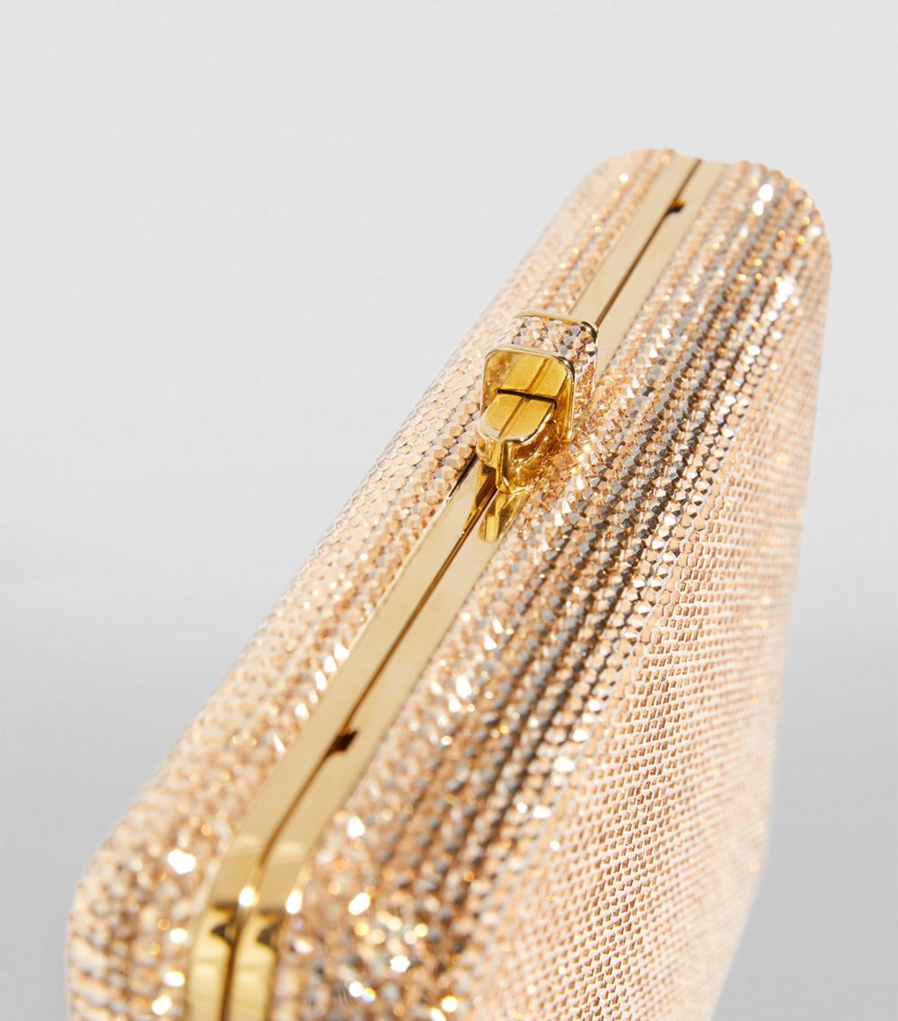 Judith Leiber Judith Leiber Crystal-Embellished Slim Slide Clutch Bag
