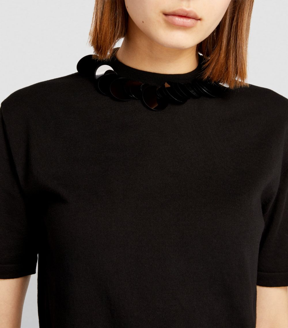 Jil Sander Jil Sander Cotton Embellished Sweater