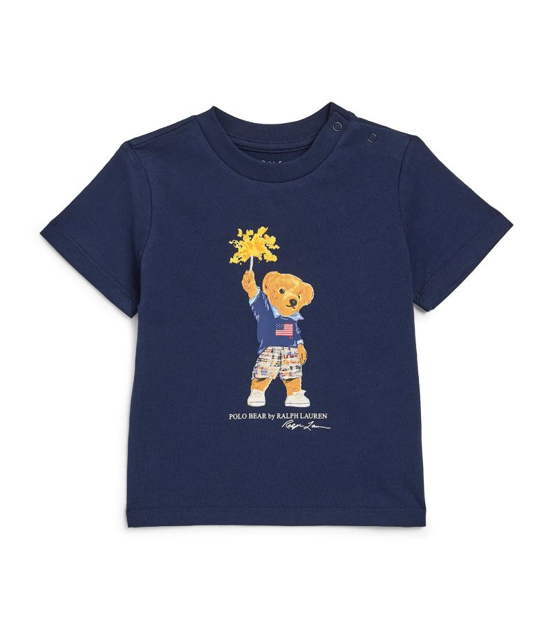 Ralph Lauren Kids Ralph Lauren Kids Cotton Bear T-Shirt (3-24 Months)