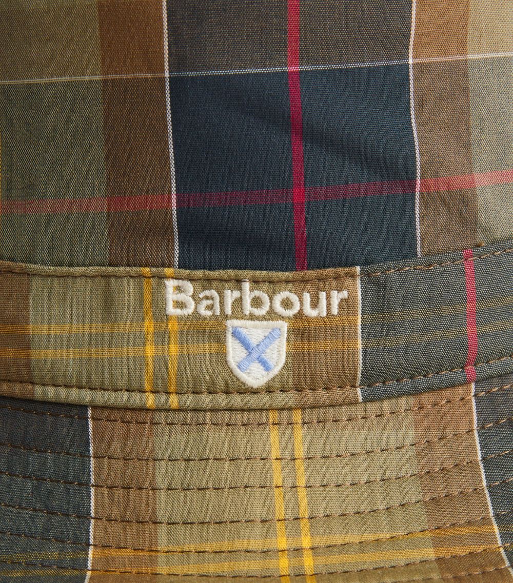 Barbour Barbour Cotton Tartan Logo Bucket Hat