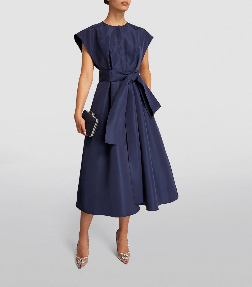 Carolina Herrera Carolina Herrera Dropped-Shoulder Midi Dress