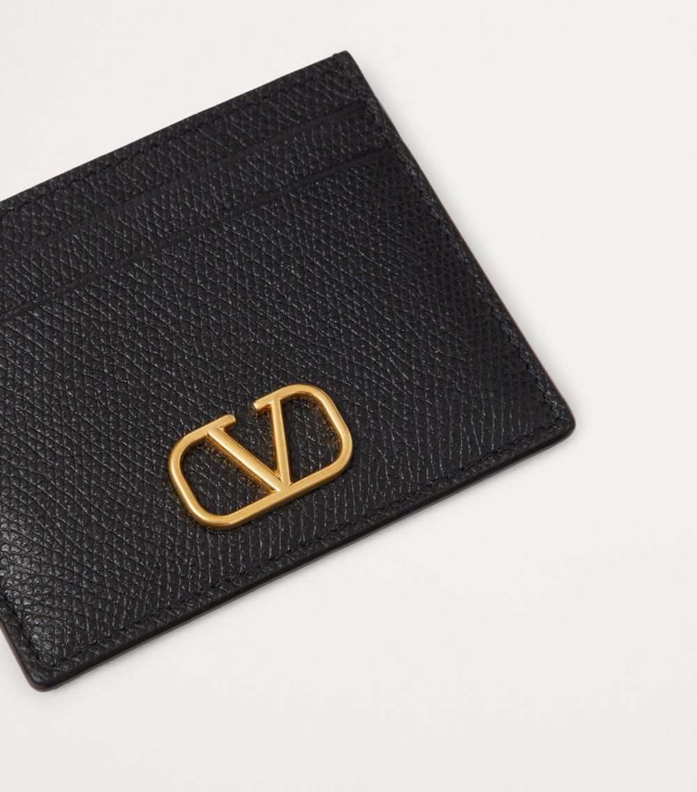 VALENTINO GARAVANI Valentino Garavani Leather Vlogo Card Holder