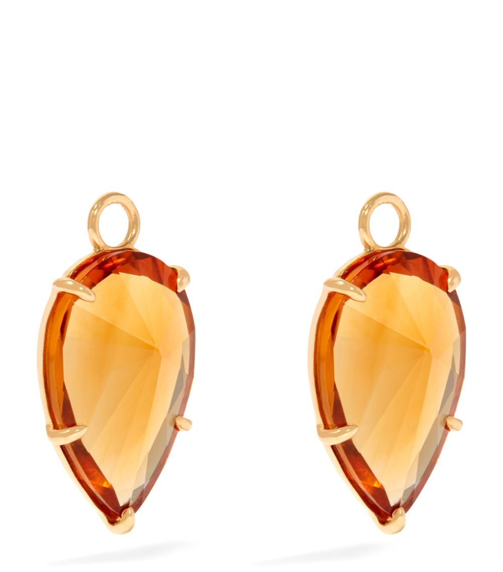 Annoushka Annoushka Yellow Gold And Citrine Earring Drops