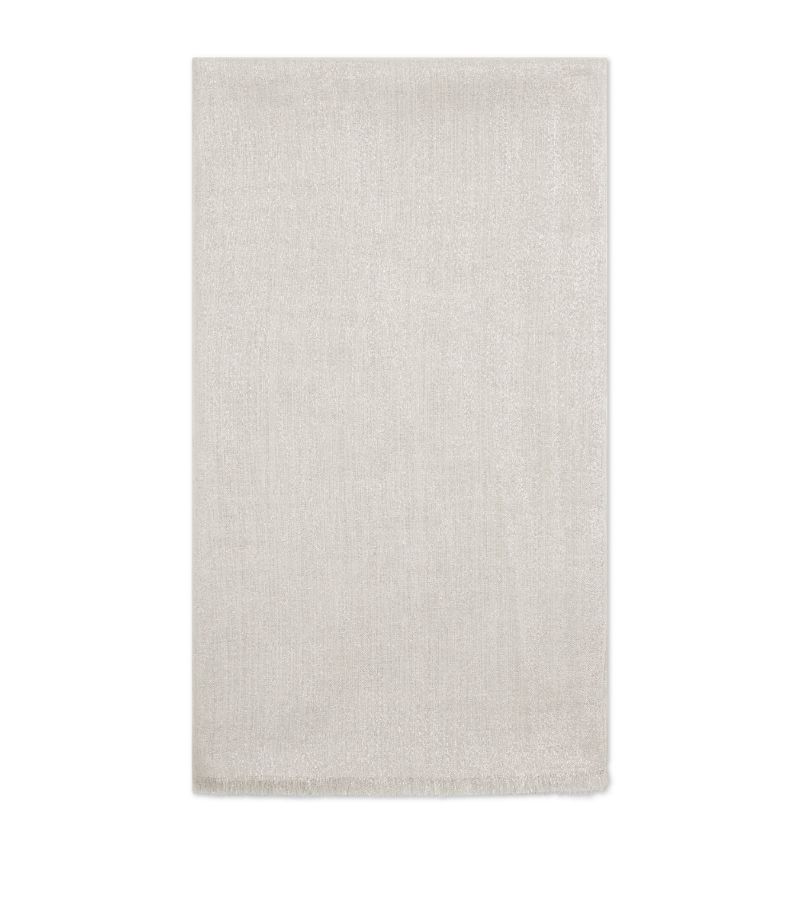 Brunello Cucinelli Brunello Cucinelli Cashmere-Silk-Blend Sparkling Scarf