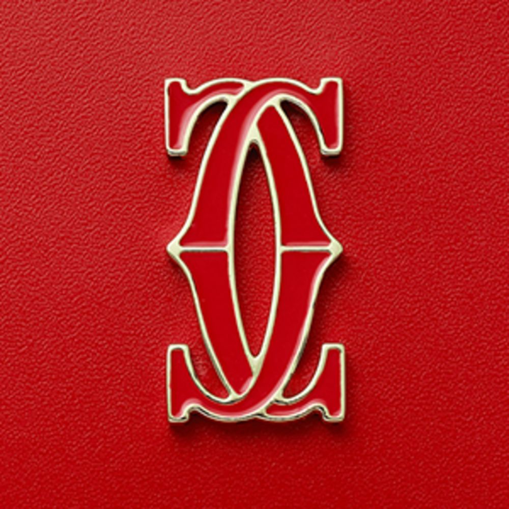 Cartier Cartier Leather Double C de Cartier Card Holder