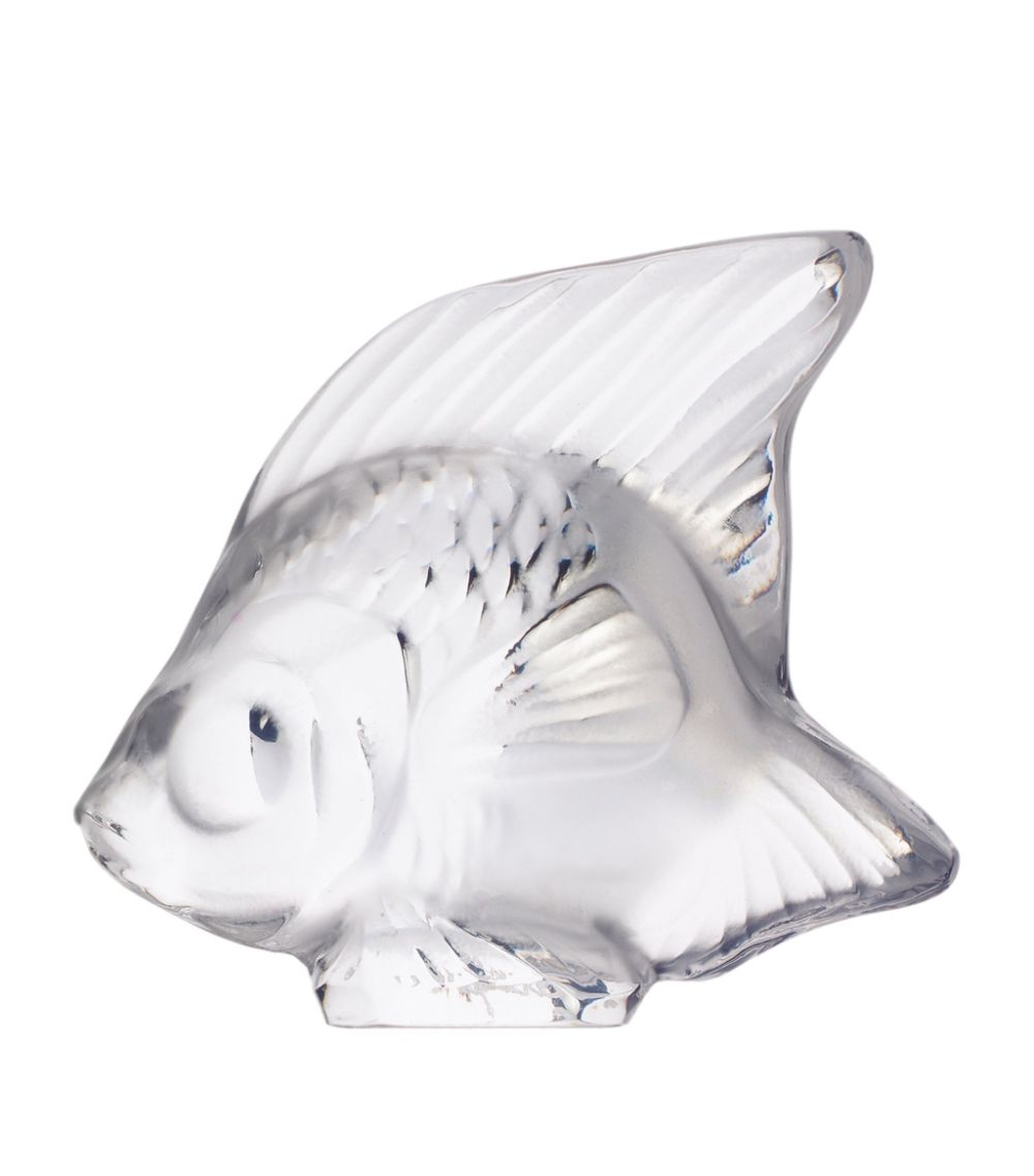 Lalique Lalique Crystal Fish Sculpture