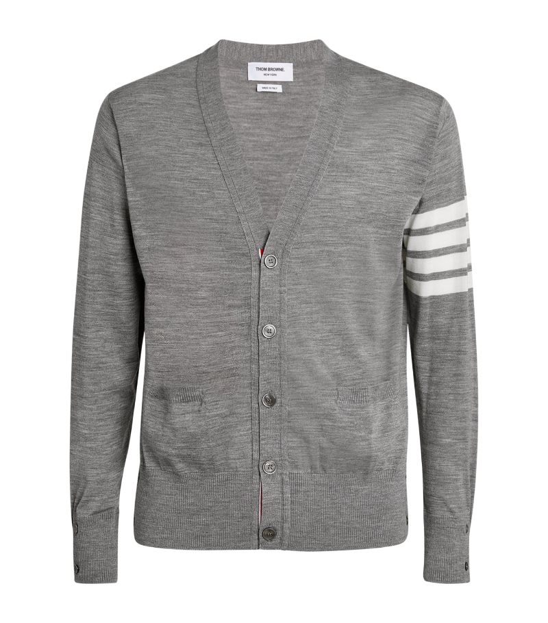 Thom Browne Thom Browne Merino Wool 4-Bar Cardigan