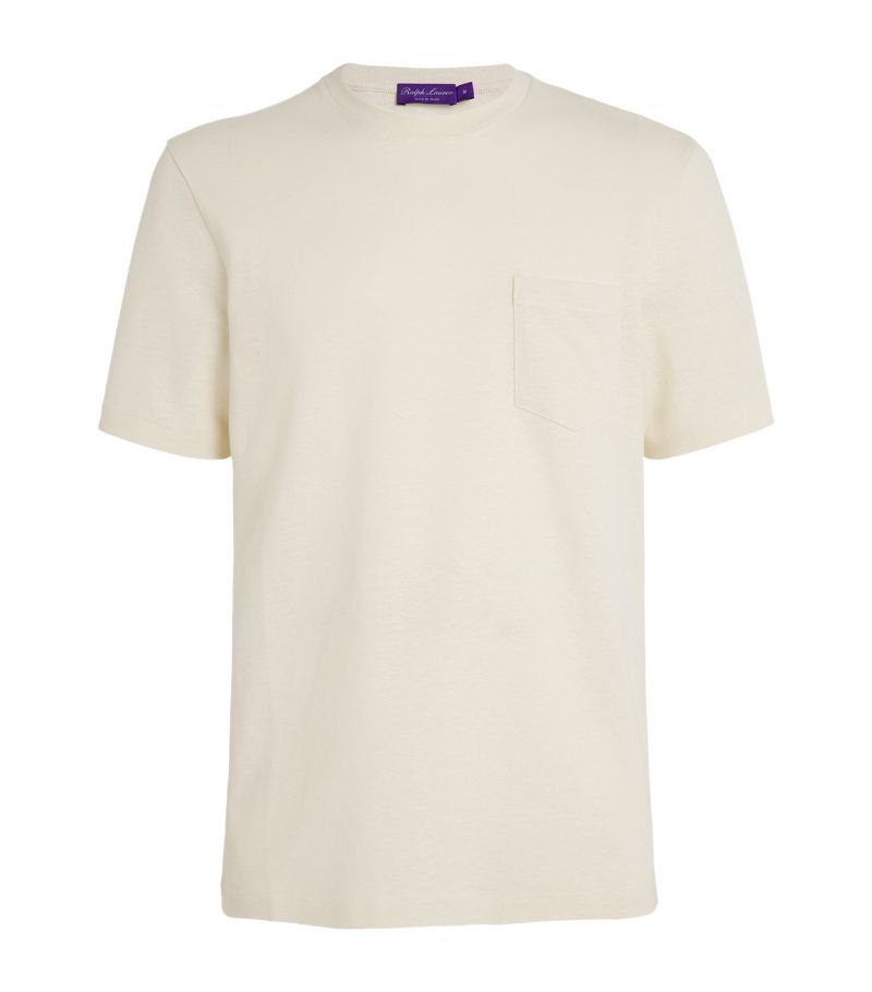 Ralph Lauren Purple Label Ralph Lauren Purple Label Linen-Cotton T-Shirt