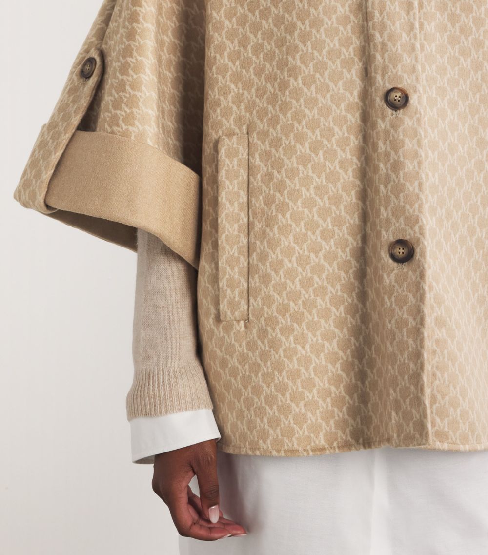 Max Mara Max Mara Wool-Cashmere Wrap Cape