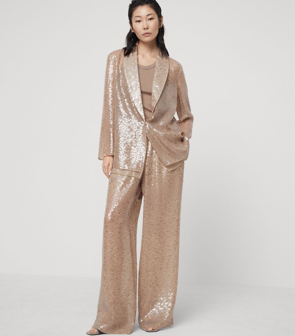 Brunello Cucinelli Brunello Cucinelli Sequinned Two-Piece Suit