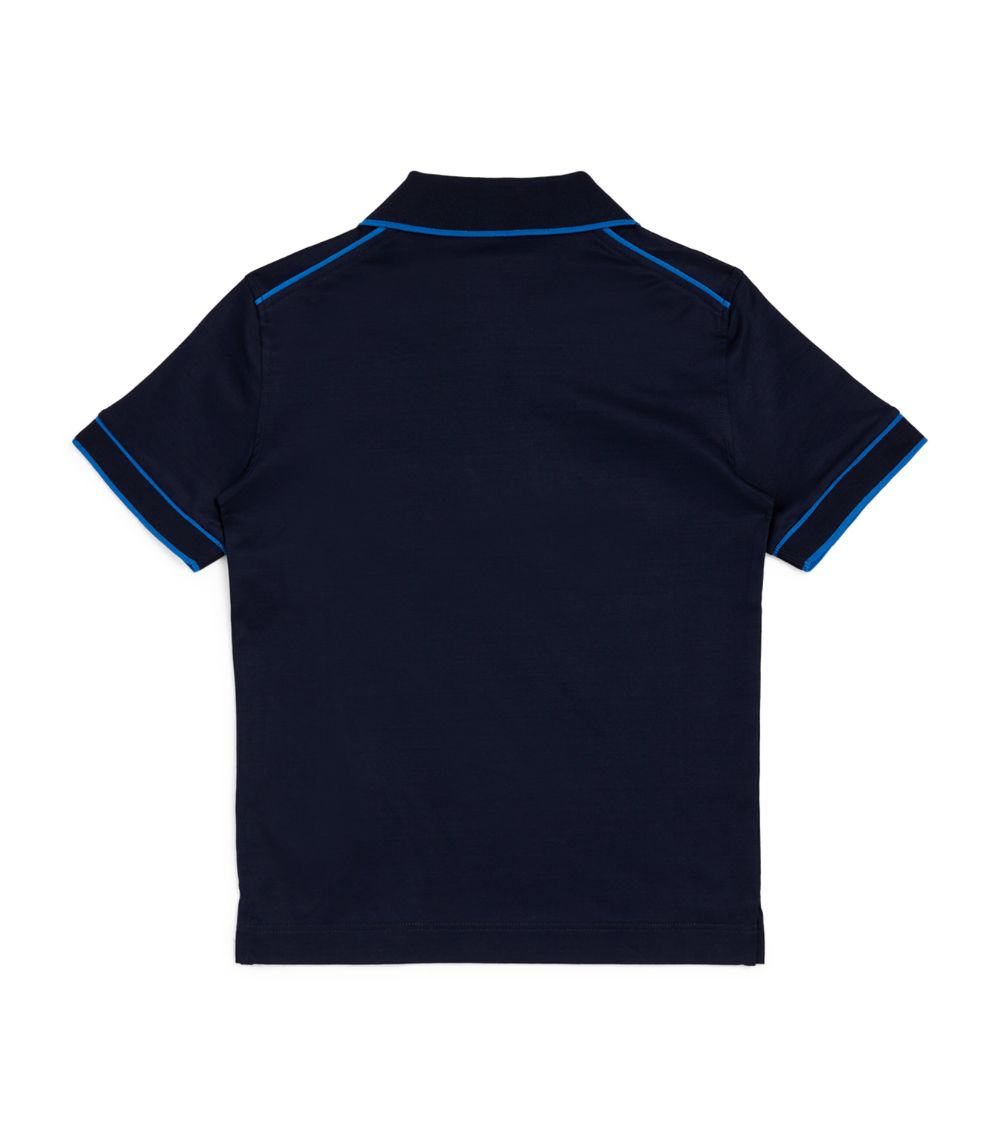 Stefano Ricci Stefano Ricci Kids Half-Zip Polo Shirt (4-16 Years)